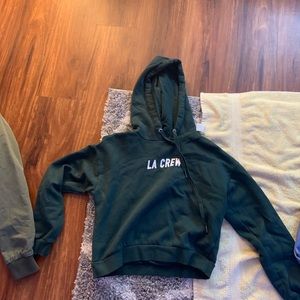cropped hoodie